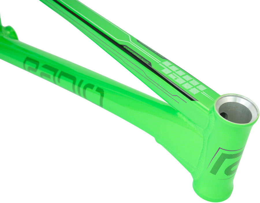 Radio Helium BMX Race Frame - Expert XL, 20.5" TT, Metallic Lime Green