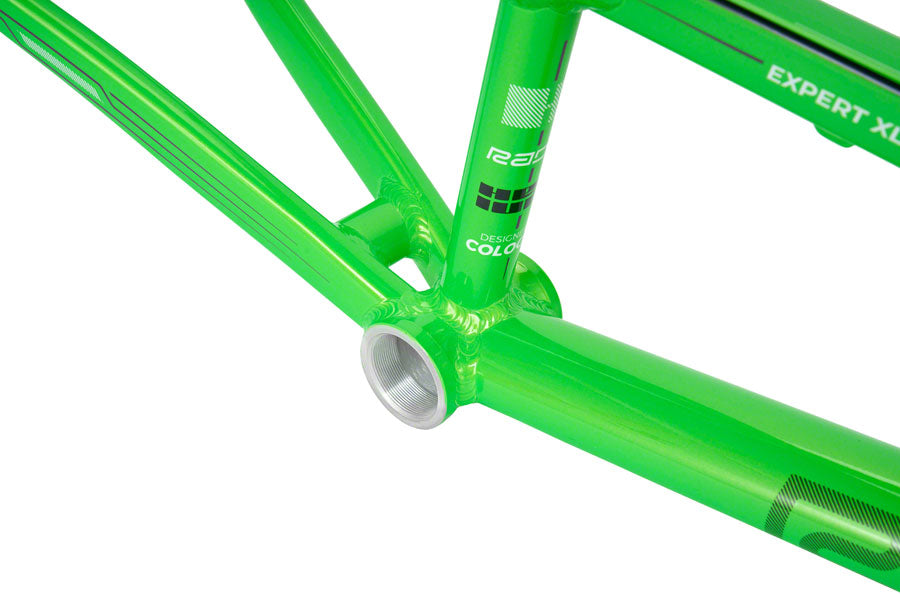 Radio Helium BMX Race Frame - Expert XL, 20.5" TT, Metallic Lime Green