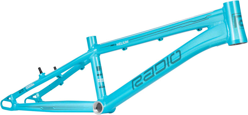 Radio Helium BMX Race Frame - Pro L, 20.9" TT, Metallic Mint