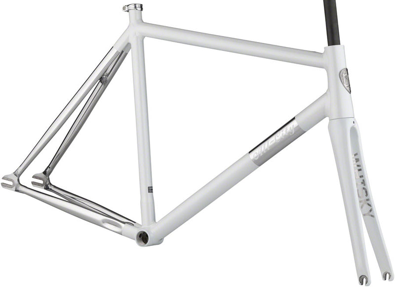 All-City Thunderdome Frameset - 700c, Aluminum, Polished Pearl, 46cm