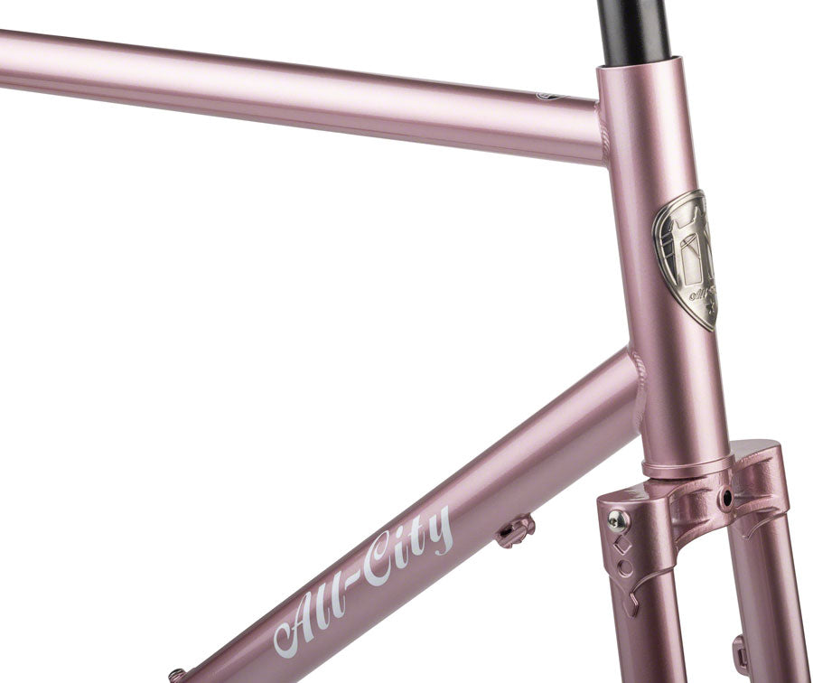 All-City Gorilla Monsoon Frameset - 650b, Steel, Hotberry Rhubarb, 49cm