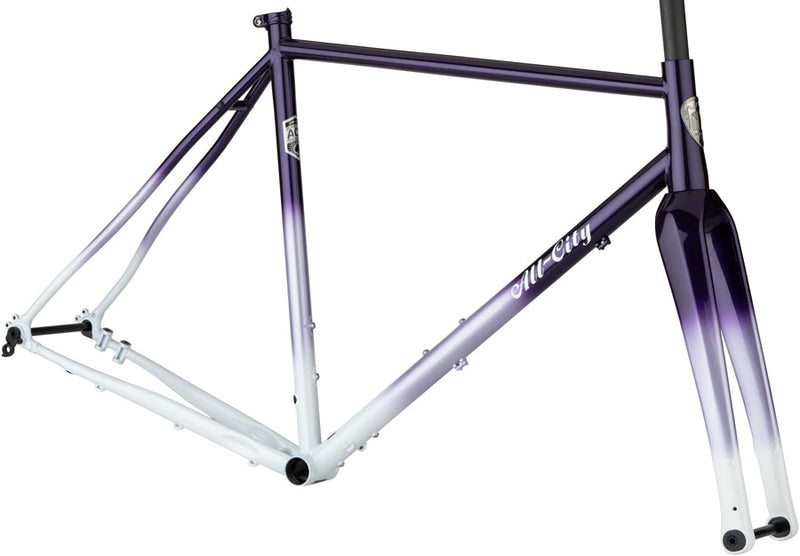 All-City Cosmic Stallion Frameset - 700c, Steel, Purple Fade, 52cm