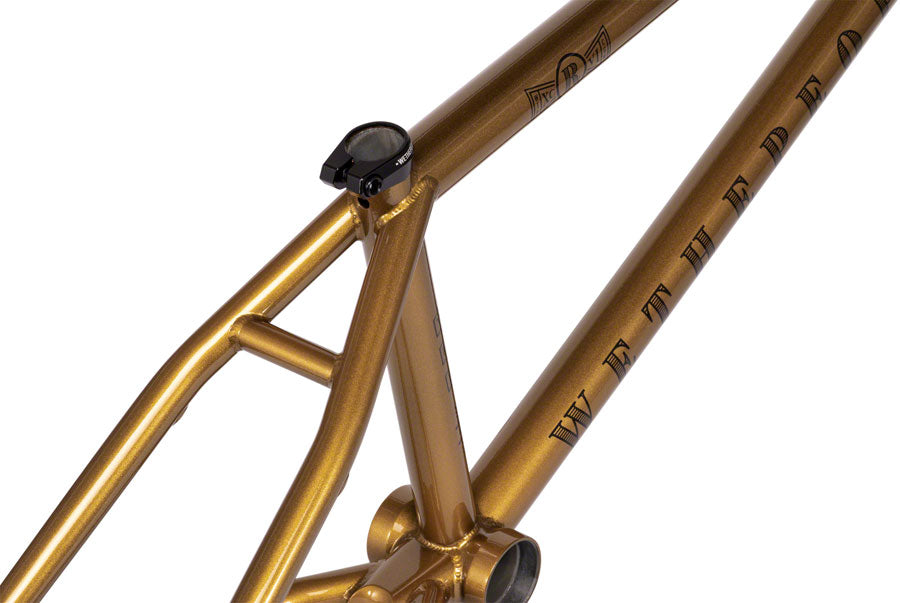 We The People Revolver BMX Frame - 21" TT, Kashima Bronze