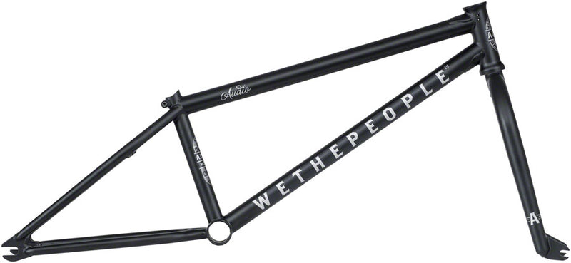 We The People Audio BMX Frameset - 22" TT, Matt Black