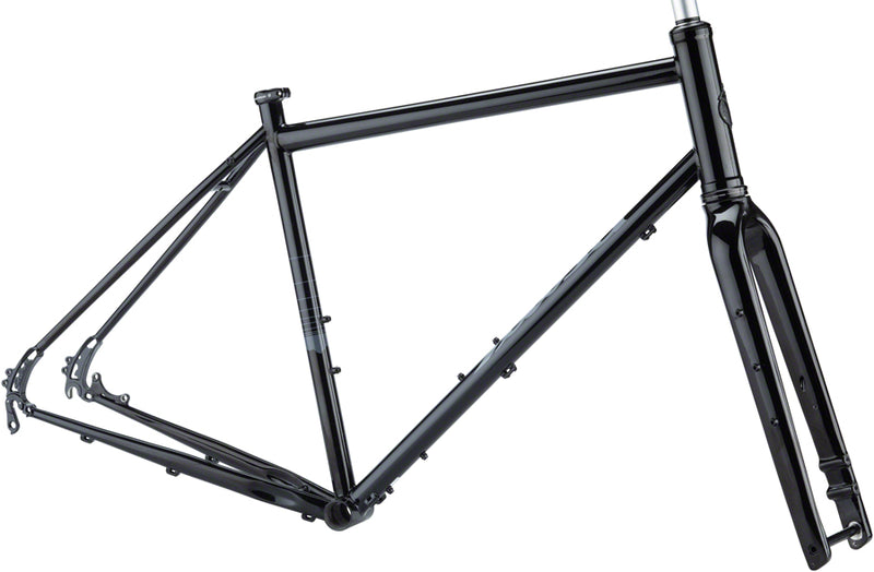 Salsa Vaya Frameset - 700c, Steel, Black, 57cm