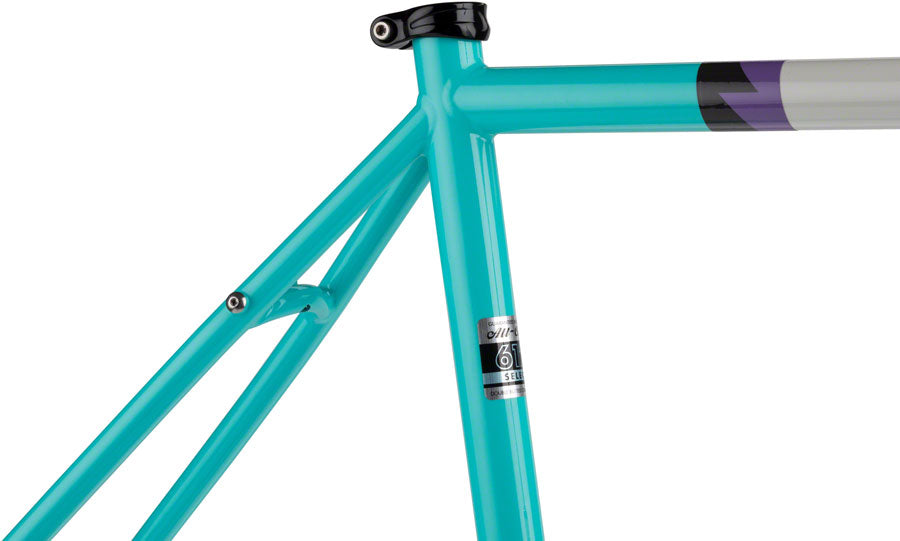 All-City Gorilla Monsoon Frameset - 650b, Steel, Aqua Seafoam, 55cm