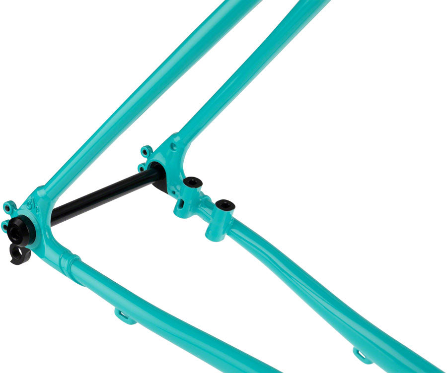 All-City Gorilla Monsoon Frameset - 650b, Steel, Aqua Seafoam, 46cm