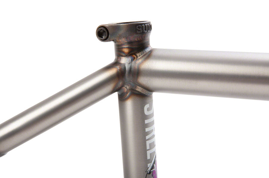 Sunday Street Sweeper BMX Frame - 21" TT, Matte Raw