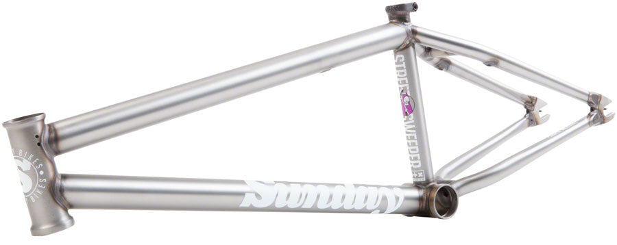 Sunday Street Sweeper BMX Frame - 20.75" TT, Raw