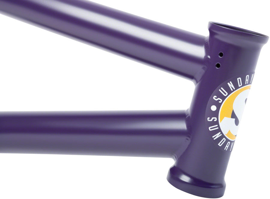 Sunday Nightshift BMX Frame - 20.75" TT, Matte Midnight Purple