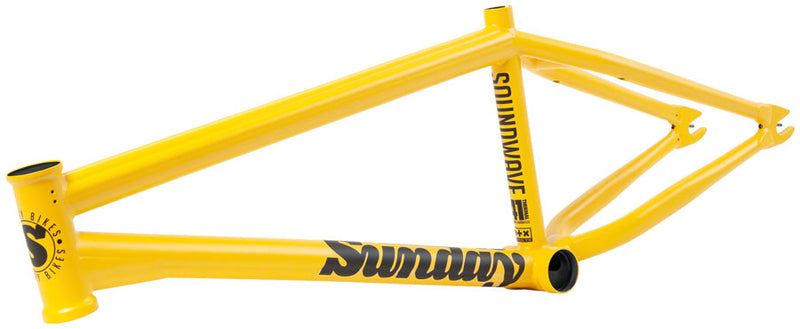 Sunday Soundwave V3 BMX Frame - 20.5" TT, Matte Mustard