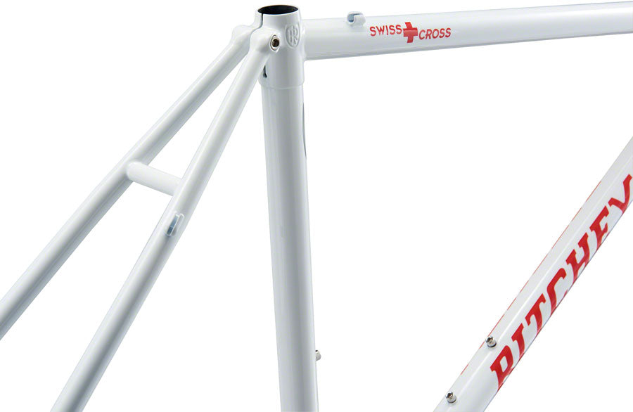 Ritchey Swiss Cross Frameset - 700c, Steel, White, X-Large