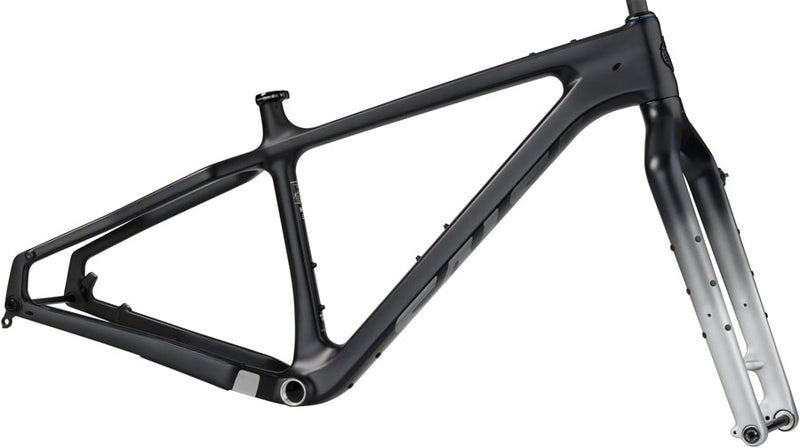 Salsa Beargrease Carbon Fat Bike Frameset - 27.5", Carbon, Black, X-Small