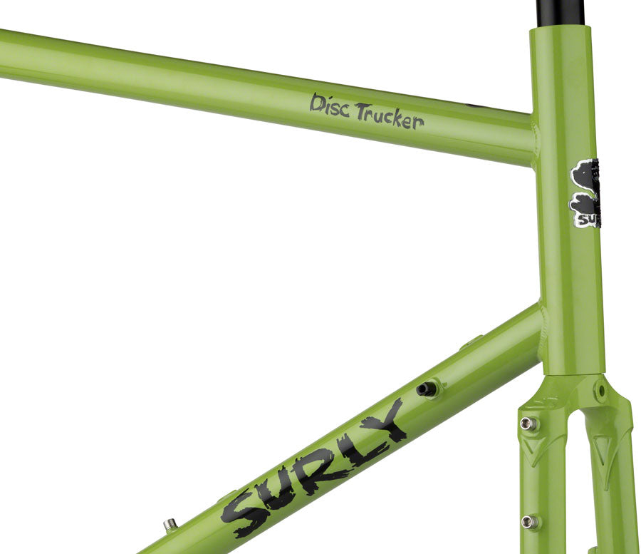 Surly Disc Trucker Frameset - 700c, Steel, Pea Lime Soup, 60cm