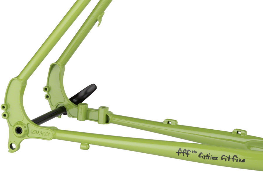 Surly Disc Trucker Frameset - 26", Steel, Pea Lime Soup, 52cm