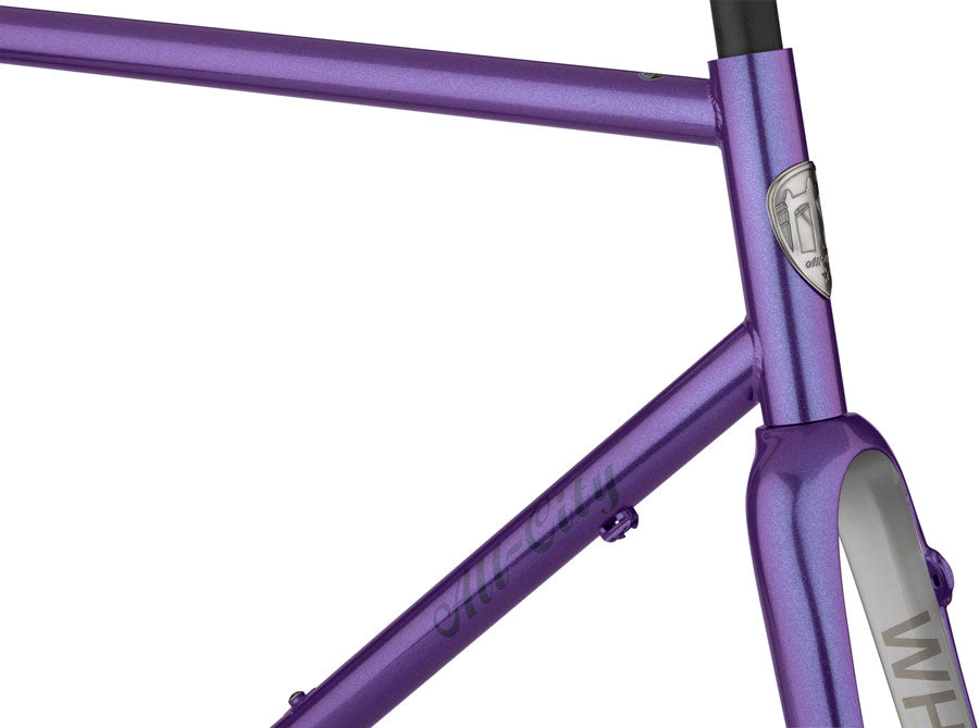 All-City Super Professional Frameset - 700c / 650b, Steel, Hollywood Violet, 58cm