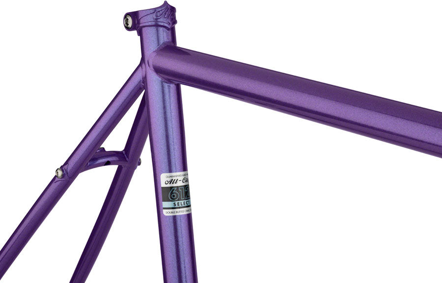 All-City Super Professional Frameset - 700c / 650b, Steel, Hollywood Violet, 55cm