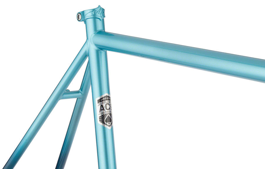 All-City Zig Zag Frameset - 700c, Steel, Miami Beach Aqua, 46cm