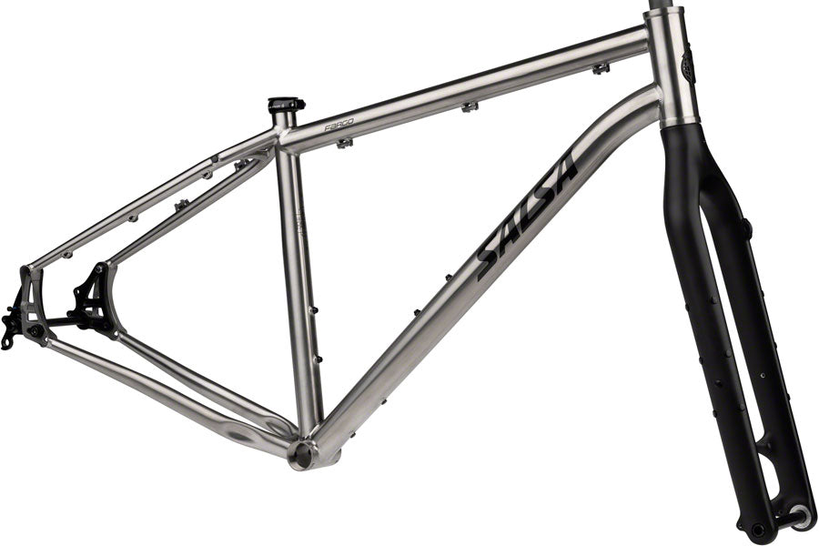 Salsa Fargo Ti Frameset - 29", Titanium, Raw, Small