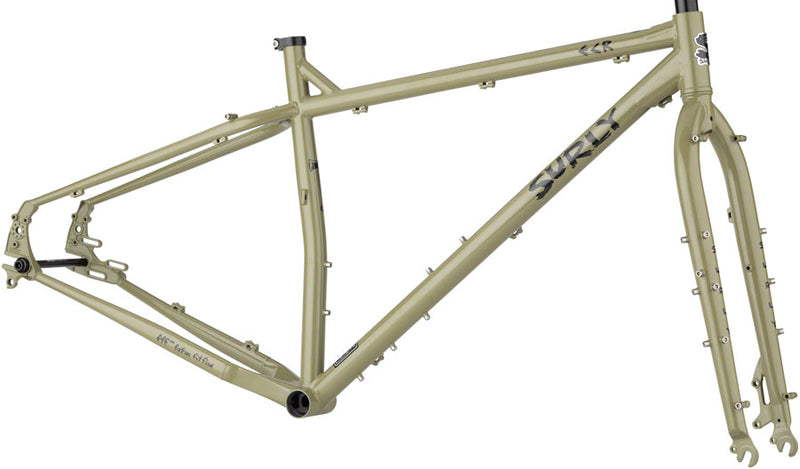 Surly ECR Frameset - 27.5+, Steel, Tank Green, Small