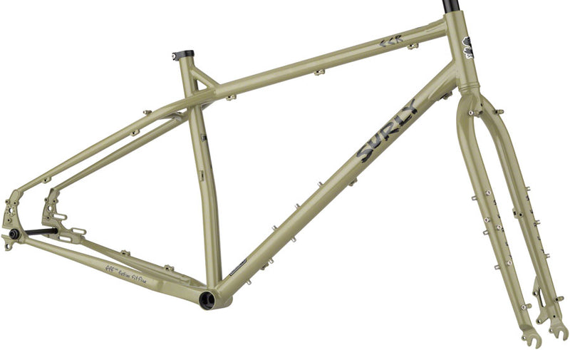 Surly ECR Frameset - 29+, Steel, Tank Green, X-Large