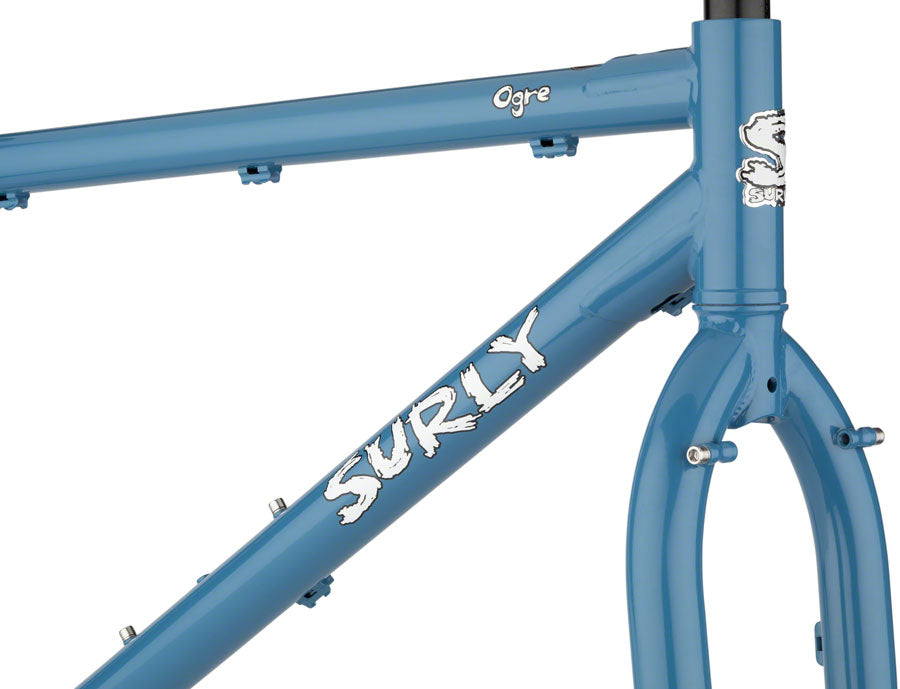 Surly Ogre Frameset - 29", Steel, Cold Slate Blue, Small