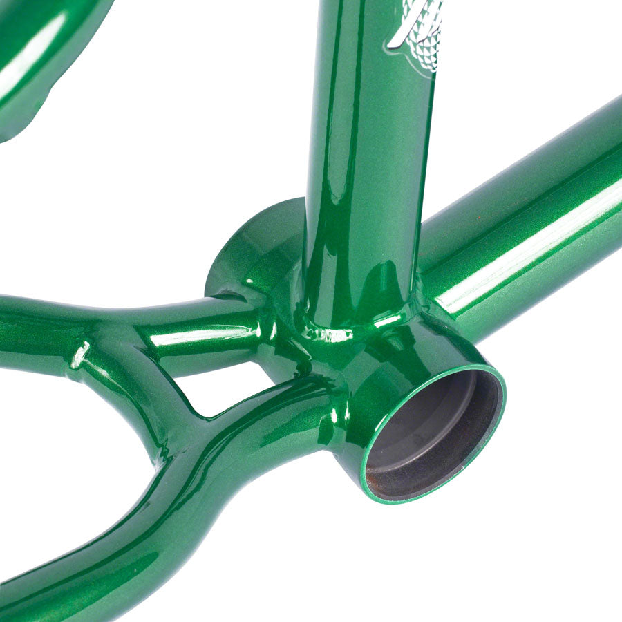 Cult Hawk BMX Frame - 20" TT, Metallic Green