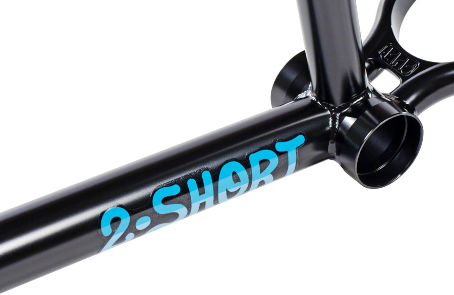 Cult 2 Short BMX Frame - 21"TT, Black