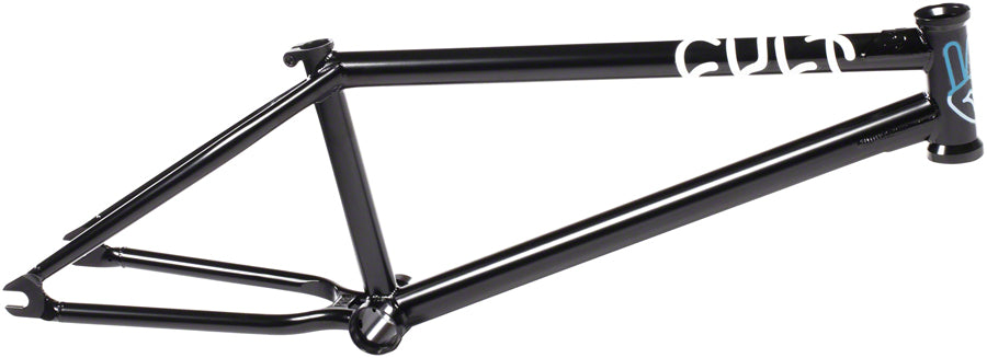 Cult 2 Short BMX Frame - 21"TT, Black