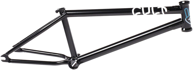 Cult 2 Short BMX Frame - 20.75"TT, Black