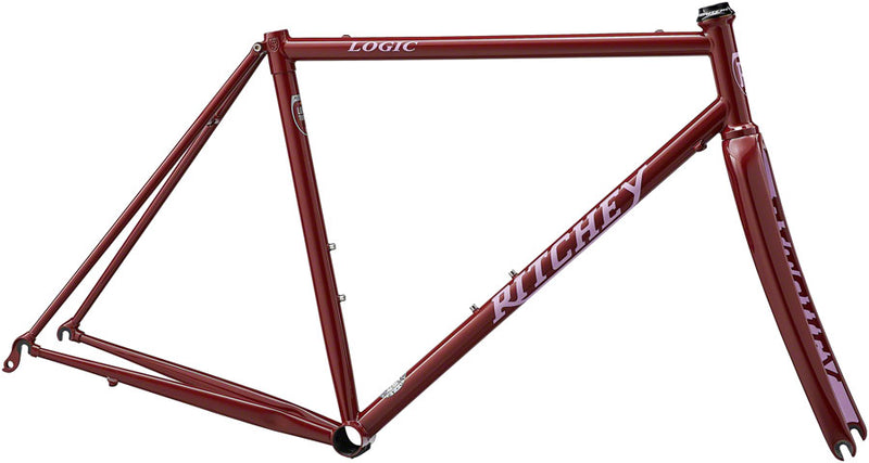 Ritchey Road Logic Frameset - 700c, Steel, Red, 49cm