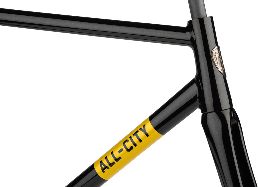 All-City Thunderdome Frameset - 700c, Aluminum, Gold Fang, 52cm