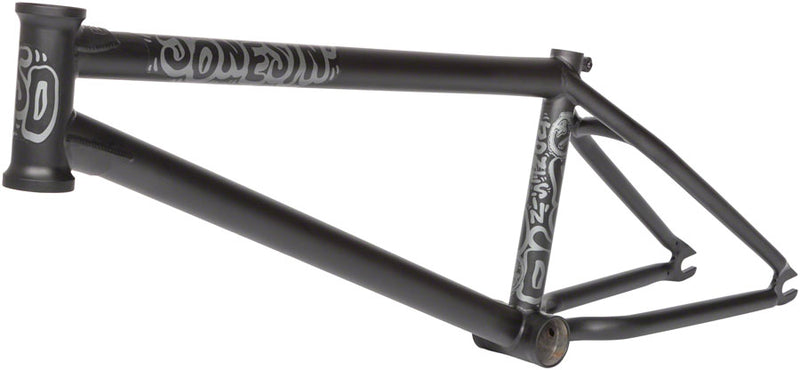 BSD Jonesin' BMX Frame - 20.6" TT, Flat Black