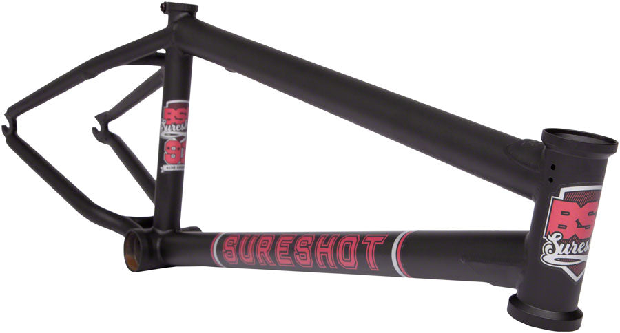 BSD Sureshot BMX Frame - 21.3" TT, Flat Black