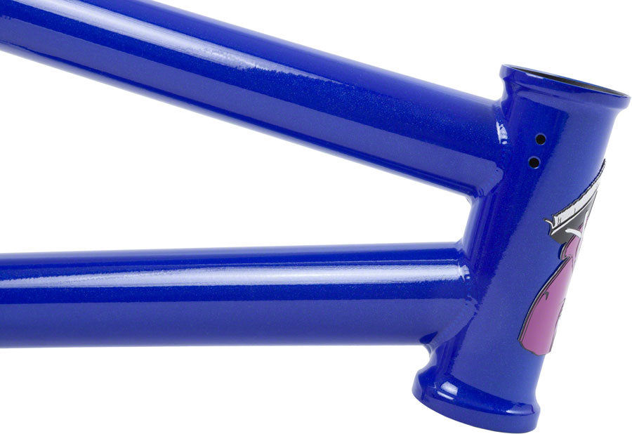 Sunday Street Sweeper BMX Frame - 20.75" TT, Gloss Metallic Blue