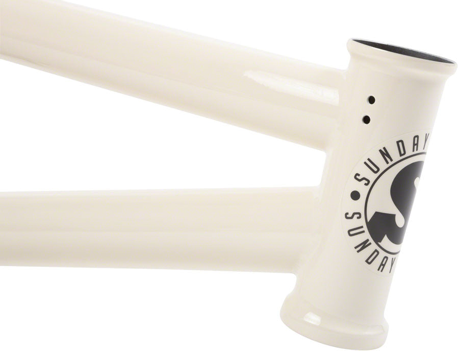 Sunday Park Ranger BMX Frame - 21" TT, Gloss Classic White