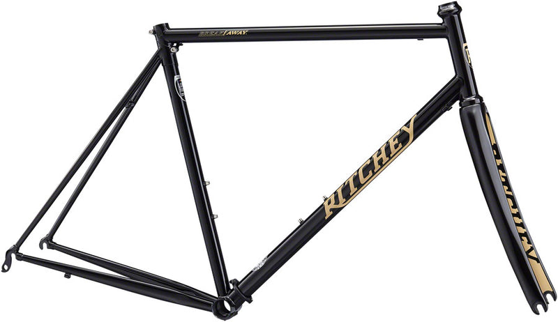 Ritchey WCS Break-Away Frameset - 700c, Steel, Black/Tan, X-Large