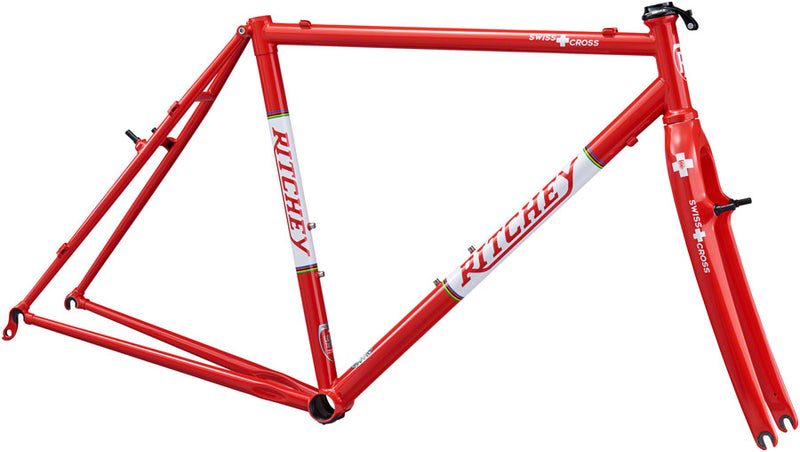 Ritchey Swiss Cross Frameset - 700c, Steel, Red, Medium