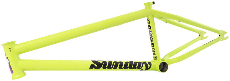 Sunday Street Sweeper BMX Frame - 21" TT, Kiwi