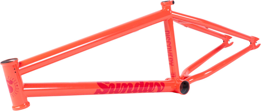 Sunday Discovery BMX Frame - 20.75" TT, Gloss Bright Red