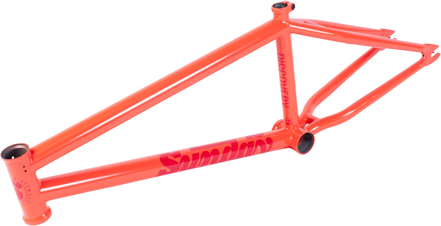 Sunday Discovery BMX Frame - 20.75" TT, Gloss Bright Red