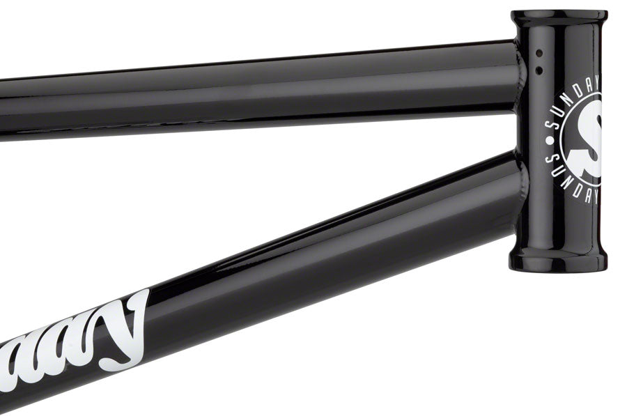 Sunday Park Ranger BMX Frame - 20.75" TT, Gloss Black