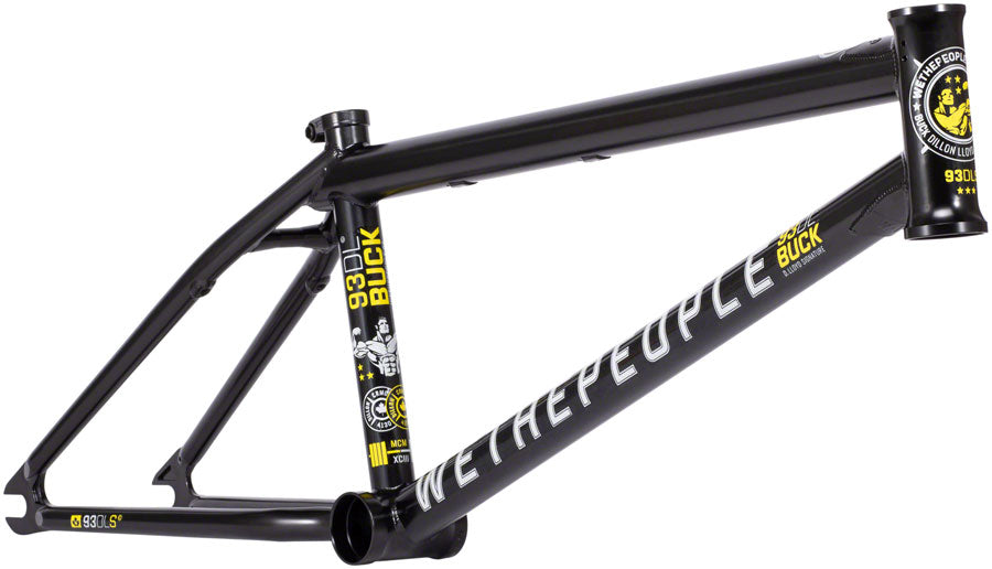 We The People Buck BMX Frame - 21" TT, Black