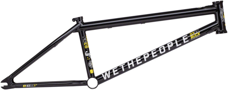 We The People Buck BMX Frame - 21" TT, Black