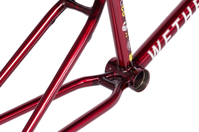 We The People Buck BMX Frame - 21.25" TT, Translucent Red