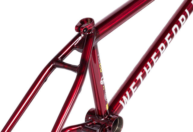 We The People Buck BMX Frame - 21.25" TT, Translucent Red