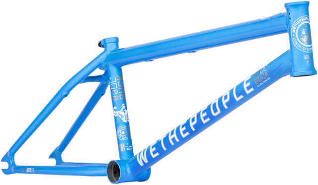 We The People Buck BMX Frame - 21" TT, Metallic Sky Blue