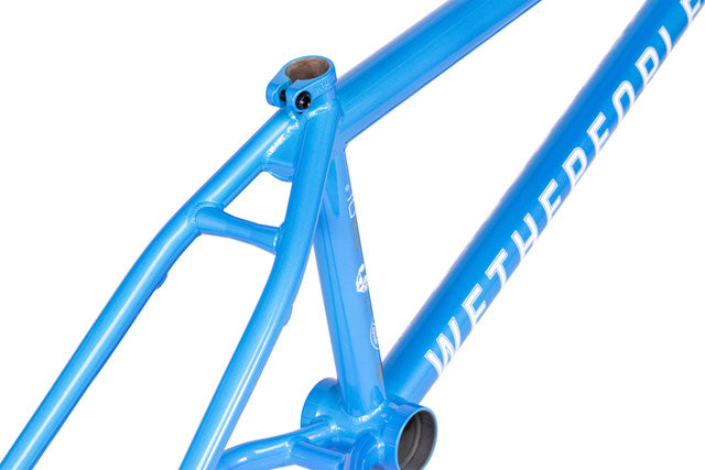 We The People Buck BMX Frame - 21.25" TT, Metallic Sky Blue