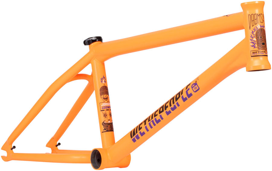 We The People Doomsayer BMX Frame - 21" TT, Matt Pastel Orange