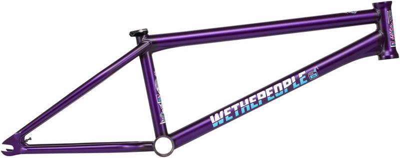 We The People Doomsayer BMX Frame - 21" TT, Matt Translucent Purple